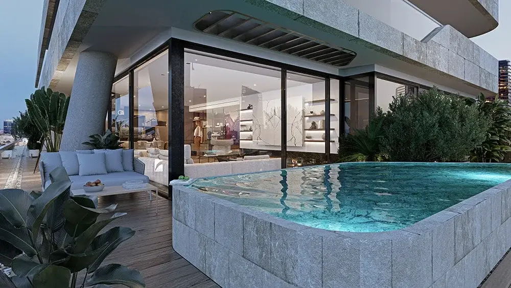 Polat Levent rezidans iç mekan görseli